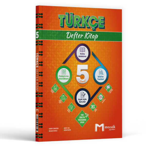 5.SINIF MOZAİK DEFTER TÜRKÇE - 2025-26